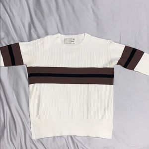 Aritzia Ribbed Colourblock Tee